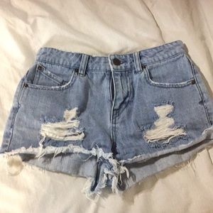 Volcom jean shorts
